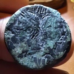 Nimes dupondius type 2 A/Tetes adossees Octave et Agrippa R/Crocodile -16-15 D24.8 P9.79g