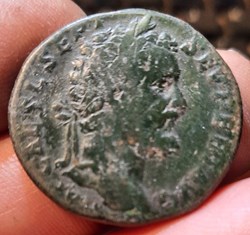 Septime Severe A/Tete lauree a d R/Fidelite debout a g D28.6 P19.67g C147 RIC651 RCV 6411