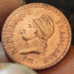Deuxieme Republique A/Tete Republique a g R / Legende D 17.9 P1.97g F101/7