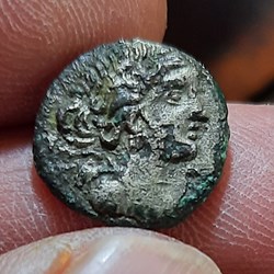 Marseille Drachme fourree A/Buste Artemi a d R / Lion a d -90-50 D14.9 P2.07g Feugere DRM55-32