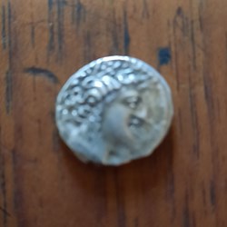 Marseille Imitation Drachme Lourde A/ Tete de Diane Celto-Ligure D14.8 P3.15g -300-200 Latour 2146