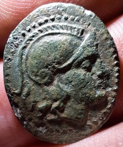 Royaume Thrace A/Tete Athena a d R/Lion a d ,fer de lance -287-281 D22 P 4.42g M68 GC 6819 var