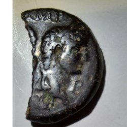Nimes as A/ Tetes adosees Agrippa et Auguste -10-14 D 24.9 P7.75g RCV 1730 RIC 160