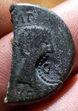 Nimes demi dupondius A/Tete Octave R/Crocodile -16-15 D24 P6.60 G
