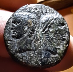 Nimes dupondius 4°type A/Tetes adossees Octave et Agrippa -10-14 D26.1 P12.58g