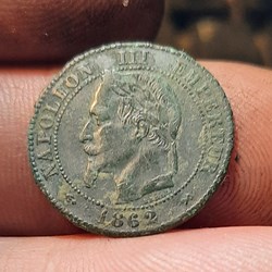 Napoleon 3 A /Tete lauree a g R/Aigle D20 P1.67g F108A/7