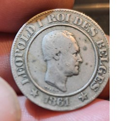 Leopold 1+ A /Tete a d R/Lion debout a g D 25.6 P6.95g KM 19/20