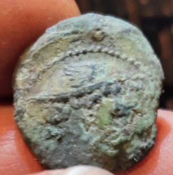Republique Romaine A/ Buste de Mercure a d R/ Proue de navire -215-212 D20.6 P3.30g RCV621 RRC41/11