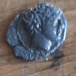 Marseille obole A /Tete Apollon a d R/Roue avec rayons -350-220 D10 P 0.70g MHM 10