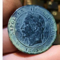 Napoleon 3 A /Tete lauree a d R/Aigle D30.3 P9.69g F134/8