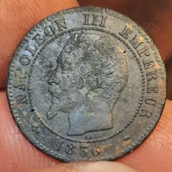 Napoleon 3 A/ Tete nue a g R/Aigle D20 P1.69g F107/42