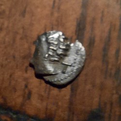 Obole Volques Arecomiques A/Tete a g T derriere la nuque R/Roue MA -75-25 D9.5 P0.28 Feugere OBV-8