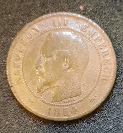 Napoleon 3 A/Tete nue a g R/ Aigle D30.4 P9.28g F 133/10