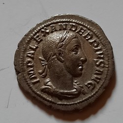 Alexandre Severe A /Buste laure a d R/ Mars marchant a d D20.9 P 2.99g RCV 7882 C 161 RIC 246