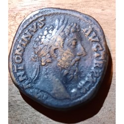 Marc Aurele A /Tete a d R / Mars avancant a d D31.6 P32.36g C127 RIC 992 RCV 4966