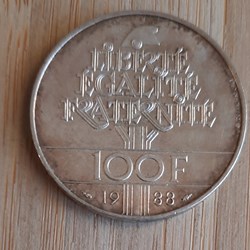 5°Republique A / Tete Republique R/Bonnet Phrygien D31 P 15g  F456 /2