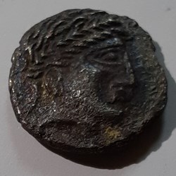 Cavares A/Tete lauree a d R/Buste de Cheval a d D14.5 P2.19g DT3045/3046 BN2537