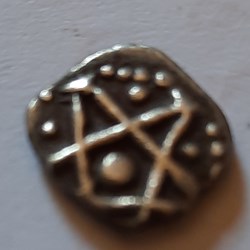 Obole au pentalpha Touraine A/Pentalpha R/Legende , Globule et grenetis D10 P0.90 B3633 B3634