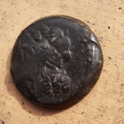 Marseille Grand Bronze A/Tete Apollon a g.R/Taureau -grappe de raisin -225-210 D23.8 P9.56 GBM 14-7