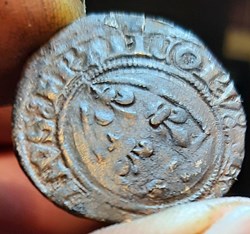 Charles VI A /Ecu de France R / Croix +1411 D26.2 P2.56g C509 L381c Dy377C