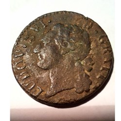 Louis 16 A /Tete a g R/ Ecu de France couronne D 24.5 P 5.94g G 349 C 2196 DR 613