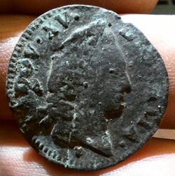 Louis xv A/ Tete lauree a d R/Ecu de France D26.1 P6.02g G279 DY1696 C2144