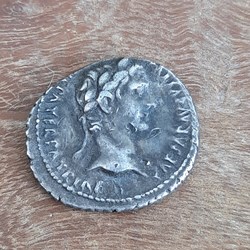 Auguste A/Tete a d R/ Lapaix assise a d +13-14 D18.6 P 3.84 RCV1630 RIC 220 C223