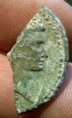 Nimes demi dupondius A/Tete Auguste a d R/Crocodile -9-3 D24 P3.90g