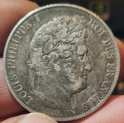 Louis philippe1° A /Tete lauree a d R/Couronne laurier et olivier D37.2 P24.84g F325/9