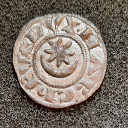 Raymond V A/ Croix de Toulouse R/Etoile a 8 rais , croissant +1177+1185 D18 P0.87 BD 789 PA 3728