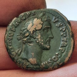 Antonin et Marc Aurele A/Tete nue a d R/Tete nue a d D27 P 12.38g C29var RIC1227 RCV4531var