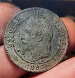 Napoleon 3 A/Tete lauree a g R/Aigle D30.4 P9.70g F134/15