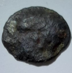Marseille Imitation Obole A / Tete Apollon a g R/Roue avec rayons D7.6 P0.27g
