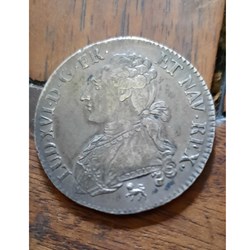 Louis xvi A/Buste du Roi a g R/Ecu de France aux branches d olivier D32.6 P14.51g G355 C2189