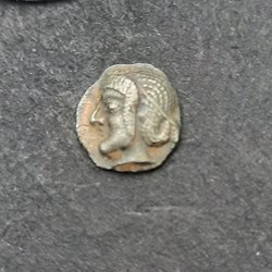Marseille Obole A/Tete Apollon ag au Crobilos / Carre creux -450-410 D10.2 P0.85  BN 504