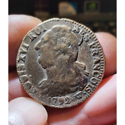 Louis XVI  A/Tete nue a g R/Couronne de chene ,faisceau,bonnet D34.3 P24.57g C2449 DY1722