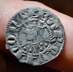Royaume d Aragon Jacques 1° A/Tete a g R /Croix D17 P 0.77g1232/1278 Dupl 1428 var