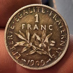 Troisieme Republique 1 franc Semeuse