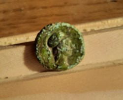 Marseille Petit Bronze A/Tete Minerve a D.R/Chouette a D.-49-25.D14.5 Poid 2.12g Feugere BM86