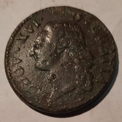 Louis 16 A /Tete nue a d R/ Ecu de France couronne D 28.9 P 11.63g C 2194 G 350 DR 12