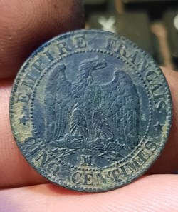 Napoleo 3 A/Tete nue a g R/Aigle D25.3 P4.86g F116/35