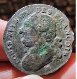 Louis XVI A/Tete nue a g R/ Couronne de chene ,faisceau D29.2 P12.30g 2253 DY1723 R34/87