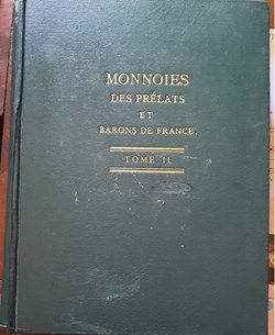 Monnoies des Prelats et Baron de France 1790 par pierre ancher TOBIESEN DUBY