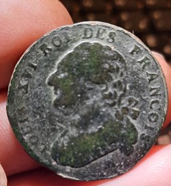 Louis XVI A/Tete nue a g R/Couronne de chene , faisceau D30.1 P11.54g C2253 DY1723 R34/58