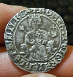Robert d Anjou Naples A /Roi assis de face R/ Croix feuillues +1340+1310 D26 P3.10g BD830