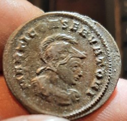 Constantin1° A/Buste laure a d R/Buste Mars a d D24 P3.89g C327 RIC881 RCV16001