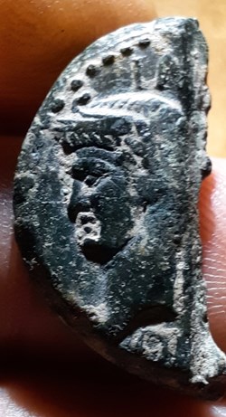 Nimes demi dupondius A/Tete Agrippa R/Crocodile -16-4 D27.2 P6.10g