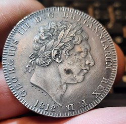 Angleterre Georges 3 A /Tete couronnee a d R / St Georges D37.9 P 28.26 KM 675 SPINK 3787
