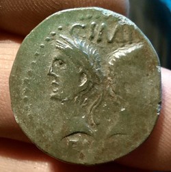 Nimes As A/Tetes adossees Auguste et Agrippa R/Crocodile -16-10 D25.5 P9.41g