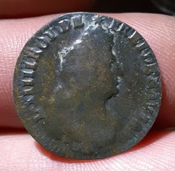 Louis 14 A / Buste a d R/Trois lis D21.5 P3.30